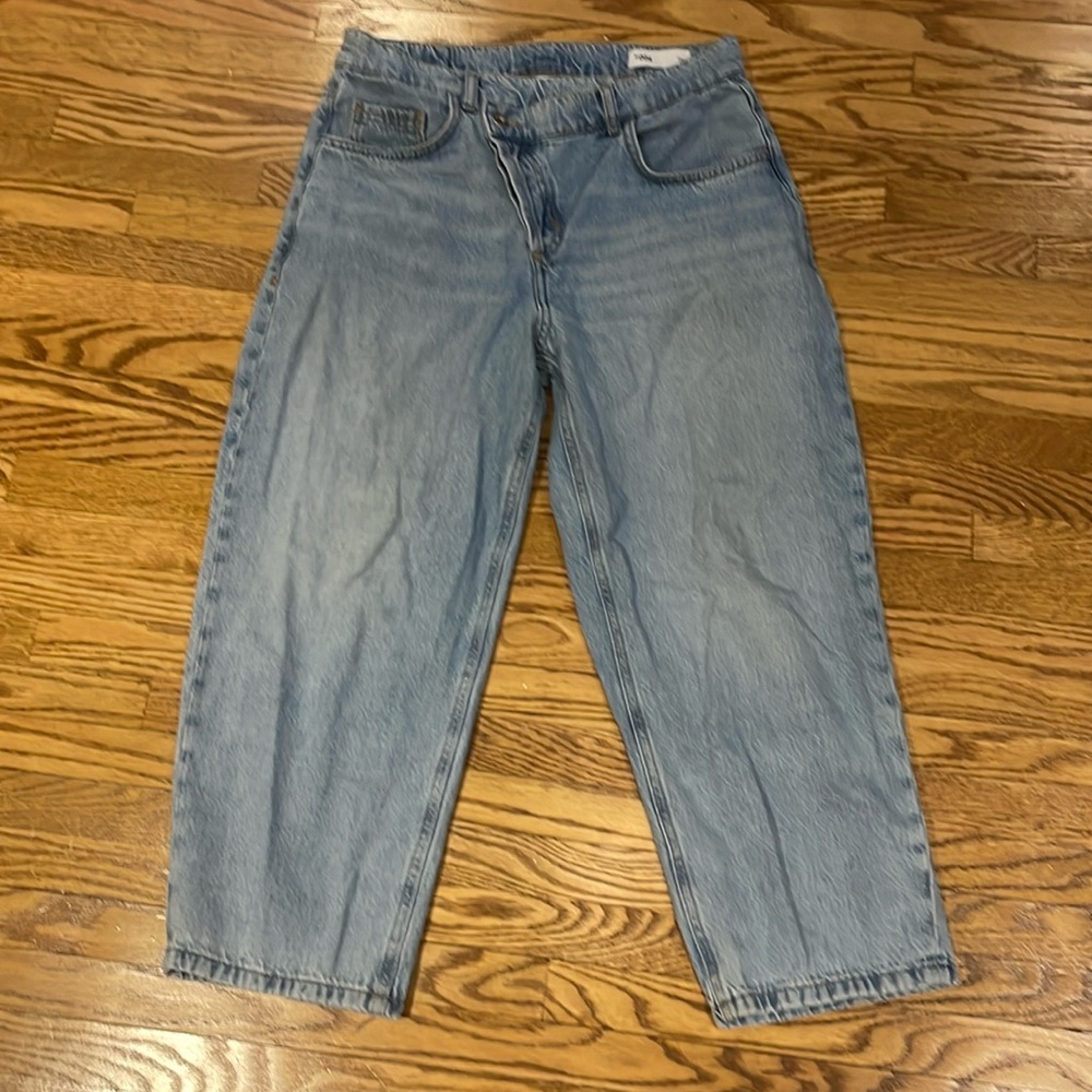 Collusion blue baggy jeans